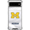University of Michigan White Jersey Google Pixel 6 Clear Case